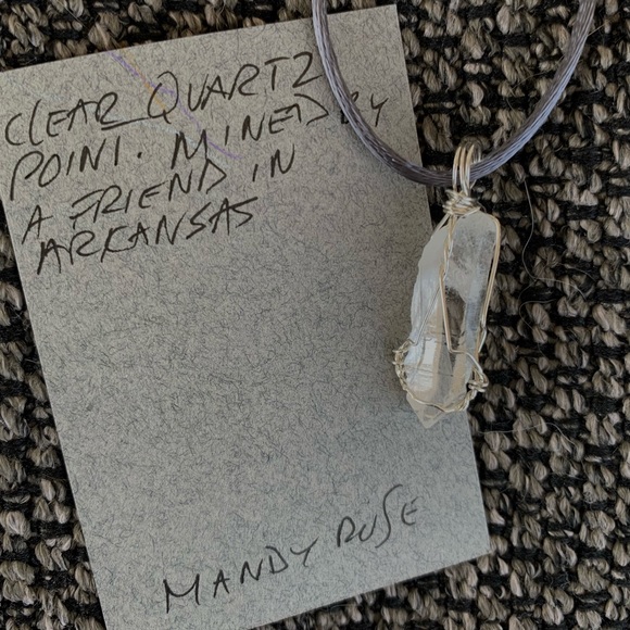 Small Quartz Crystal Necklace - Picture 8 of 14